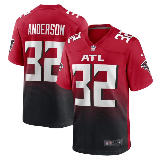 Jamal Anderson Atlanta Falcons Retired Player Alternate Game Jersey - Red