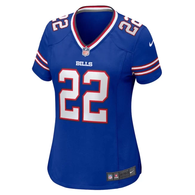 Ray Davis 22 Buffalo Bills Women's Game Jersey - Royal - Image 2