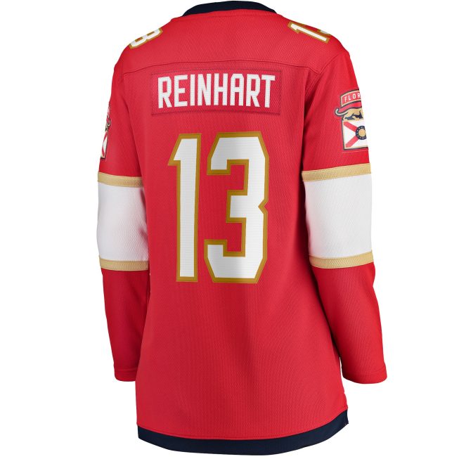 Sam Reinhart Florida Panthers Fanatics Women's Breakaway Player Jersey - Red - Image 3