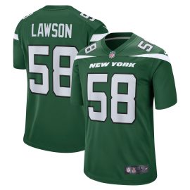 Carl Lawson New York Jets Game Jersey - Gotham Green