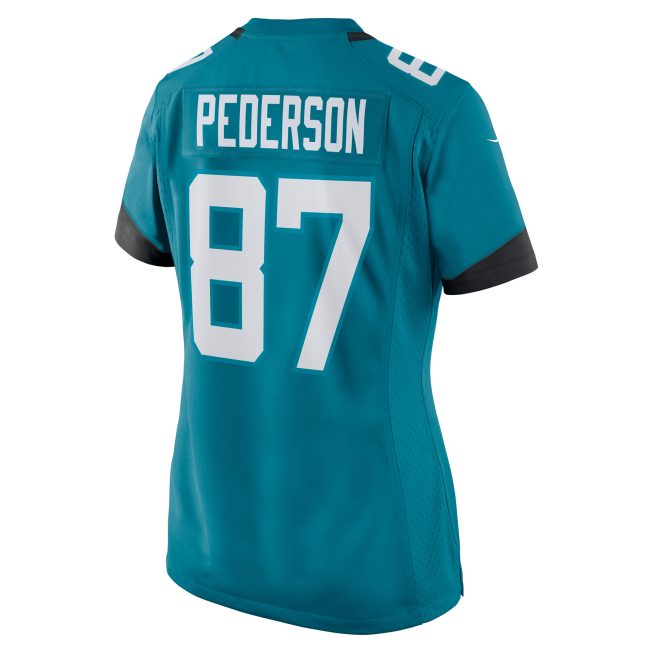 Josh Pederson Jacksonville Jaguars Women's Team Game Jersey - Teal - Image 3