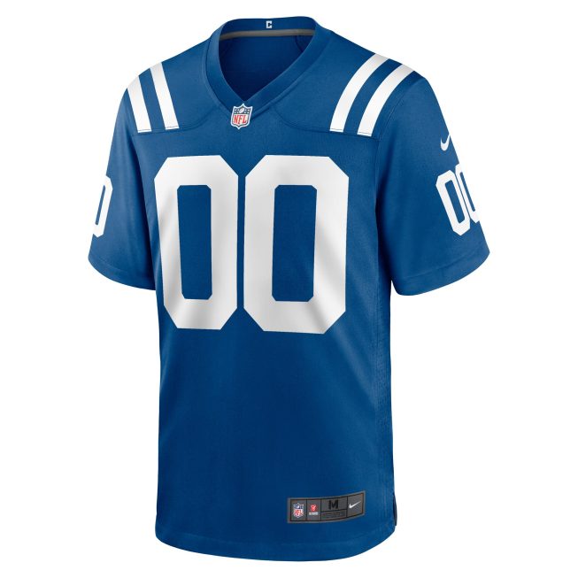 Adonai Mitchell Indianapolis Colts 2024 Draft Player Game Jersey - Royal - Image 2