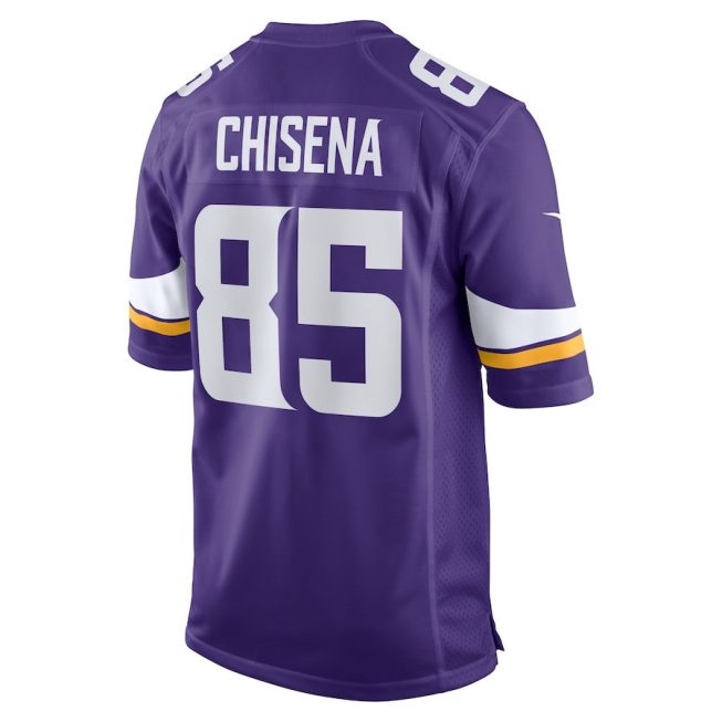 Dan Chisena 85 Minnesota Vikings Men Game Jersey - Purple - Image 3