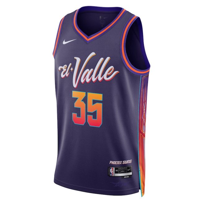 Kevin Durant 35 Phoenix Suns 2023/24 City Edition Swingman Jersey - Purple - Image 2