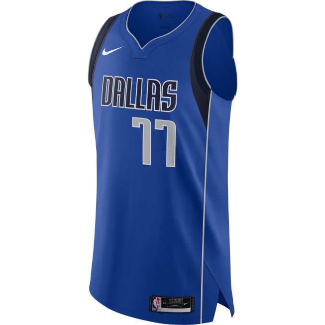 Luka Doncic Dallas Mavericks Authentic Jersey - Icon Edition - Blue - Image 2