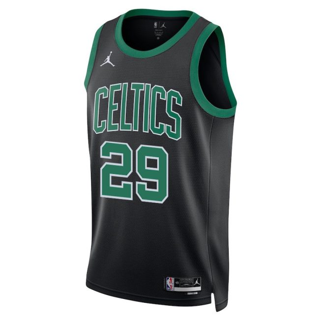 Derrick White 29 Boston Celtics 2024 FINALS CHAMPIONS Swingman Jersey - Statement Edition - Black - Image 2