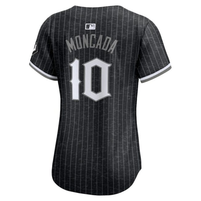 Yoán Moncada 10 Chicago White Sox City Connect Limited Women Jersey - Black - Image 3