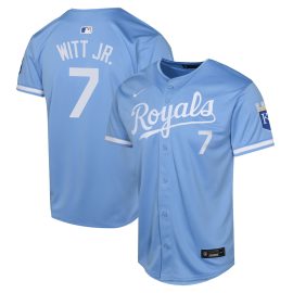 Bobby Witt Kansas City Royals Youth Alternate Limited Player Jersey - Light Blue