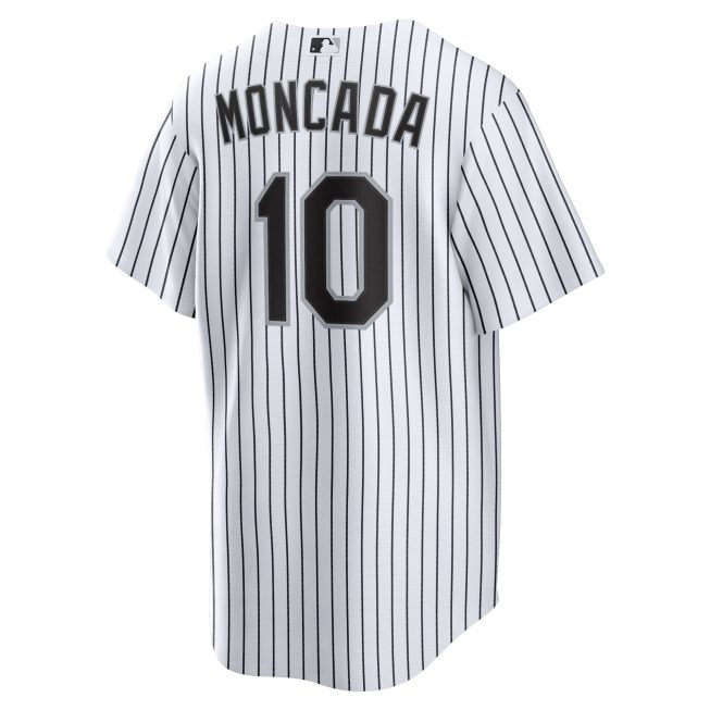 Yoan Moncada Chicago White Sox Home Replica Player Name Jersey - White - Image 3