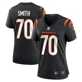 D'Ante Smith 70 Cincinnati Bengals Women's Game Jersey - Black