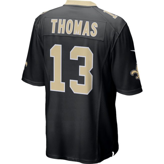 Michael Thomas 13 New Orleans Saints Men Game Jersey - Black - Image 3