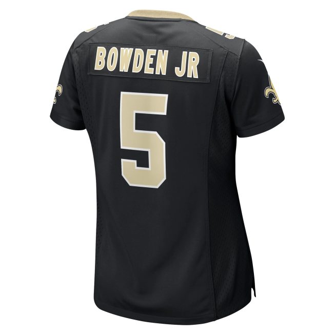 Lynn Bowden Jr. New Orleans Saints Women's Team Game Jersey - Black - Image 3