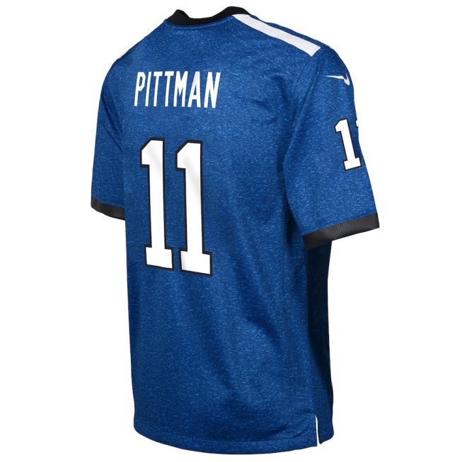 Michael Pittman Jr. 11 Indianapolis Colts YOUTH Game Jersey - Royal - Image 3
