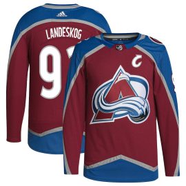 Gabriel Landeskog 92 Colorado Avalanche Primegreen Men Jersey - Burgundy