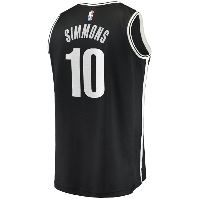 Ben Simmons Brooklyn Nets Fanatics Fast Break Replica Jersey - Icon Edition - Black - Image 3