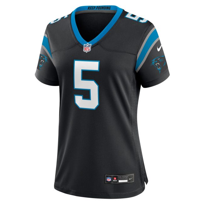 Laviska Shenault Jr. Carolina Panthers Women's Team Game Jersey - Black - Image 2