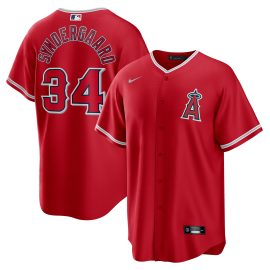 Noah Syndergaard Los Angeles Angels Alternate Replica Player Jersey - Red