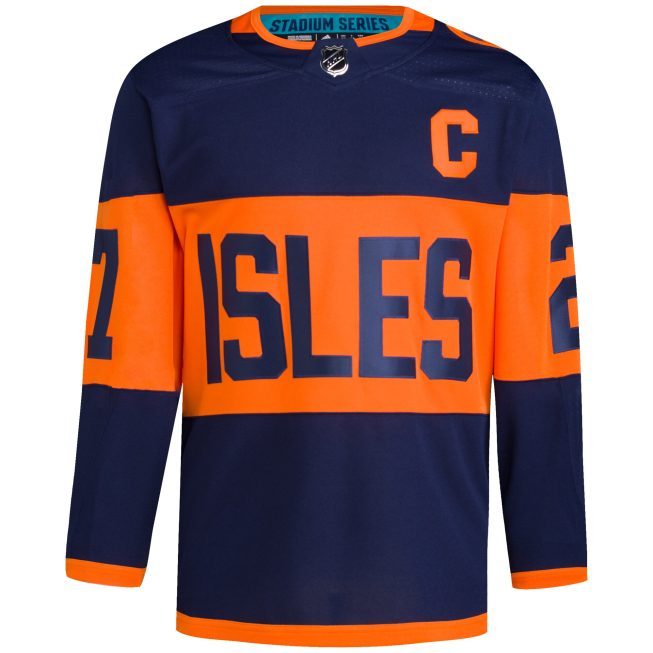 Anders Lee New York Islanders 2024 Stadium Series Primegreen Authentic Player Jersey - Navy - Image 2