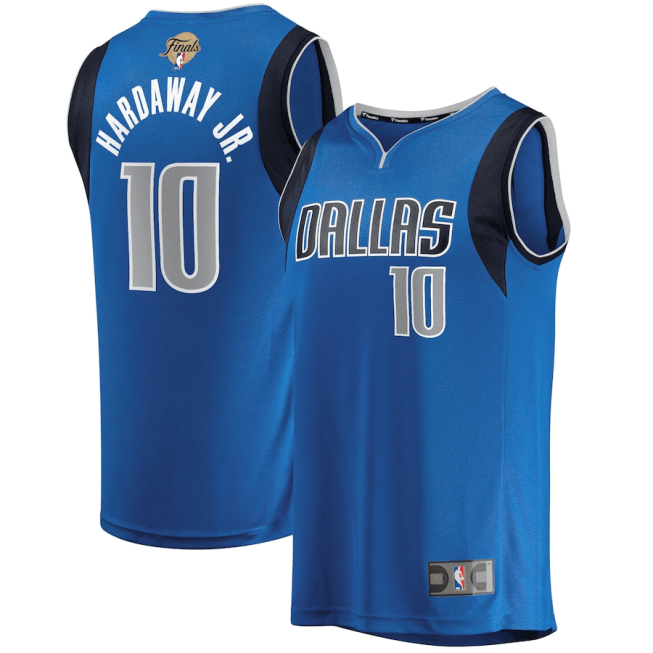 Tim Hardaway Jr. 10 Dallas Mavericks Fanatics 2024 Finals Fast Break Jersey - Icon Edition - Blue
