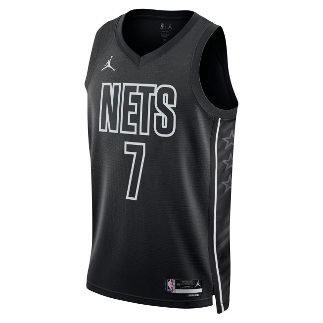 Kevin Durant Brooklyn Nets Jordan Brand Unisex Swingman Jersey - Statement Edition - Black - Image 2