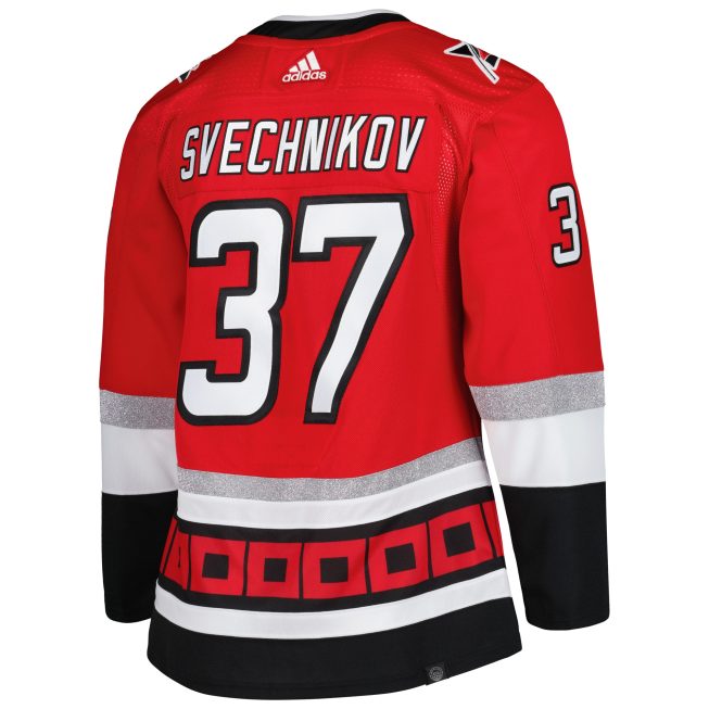 Andrei Svechnikov Carolina Hurricanes Primegreen Authentic Player Jersey - Red - Image 3
