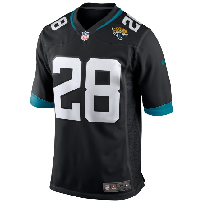 Fred Taylor Jacksonville Jaguars Game Retired Player Jersey - Black - Image 2