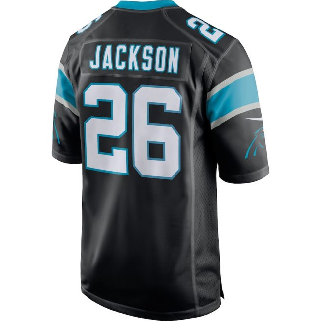 Donte Jackson 26 Carolina Panthers Men's Game Jersey - Black - Image 3