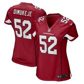 Victor Dimukeje 52 Arizona Cardinals Women GameJersey - Cardinal