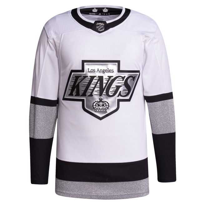 Los Angeles Kings Men's 2021/22 Alternate Primegreen Authentic Jersey - White - Image 2