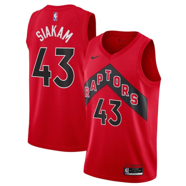 Pascal Siakam 43 Toronto Raptors Unisex Swingman Jersey - Icon Edition - Red