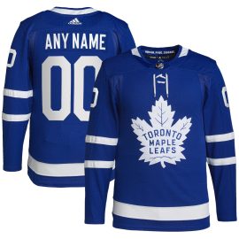 Toronto Maple Leafs Home Primegreen Authentic Custom Jersey - Royal