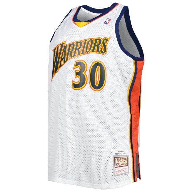 Stephen Curry Golden State Warriors Mitchell & Ness Big & Tall Hardwood Classics 2008/09 Swingman Jersey - White - Image 2