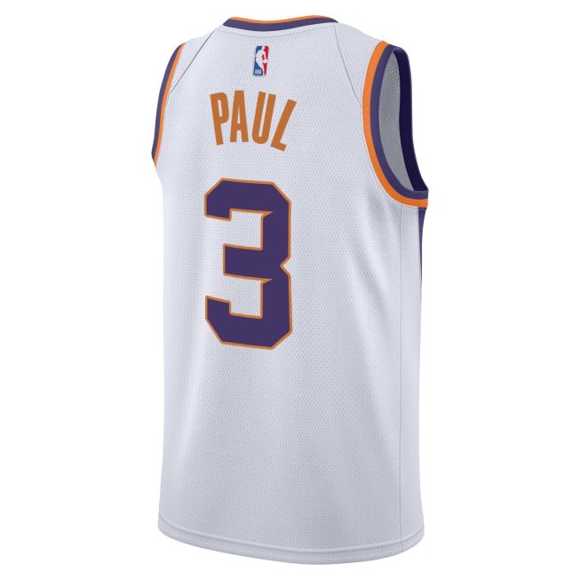 Chris Paul Phoenix Suns Youth Swingman Jersey - Association Edition - White - Image 3