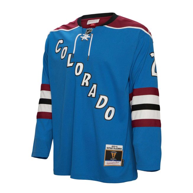 Nathan MacKinnon Colorado Avalanche Mitchell & Ness 2013/14 Blue Line Player Jersey - Blue - Image 2