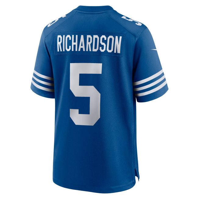 Anthony Richardson Indianapolis Colts 2023 Draft First Round Pick Alternate Game Jersey - Royal - Image 3