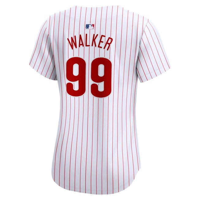 Taijuan Walker Philadelphia Phillies Women's Home Limited Player Jersey - White - Image 3
