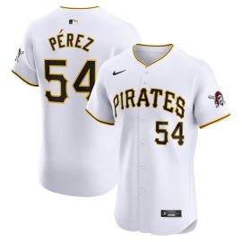 Martin Perez Pittsburgh Pirates Home Elite Player Jersey - White