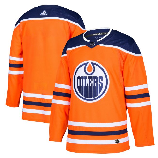 Edmonton Oilers Home Authentic Blank Jersey - Orange
