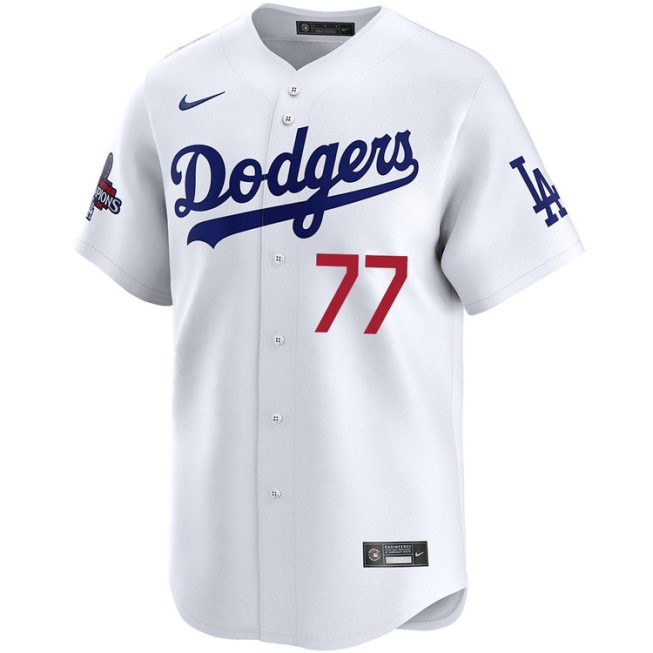 River Ryan Los Angeles Dodgers Home Limited World Series Champions Jersey - Image 3