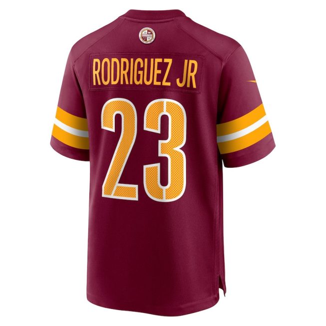 Chris Rodriguez Jr. 23 Washington Commanders Men Game Jersey - Burgundy - Image 3