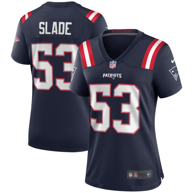 Chris Slade New England Patriots Women's Game Retired Player Jersey - Navy