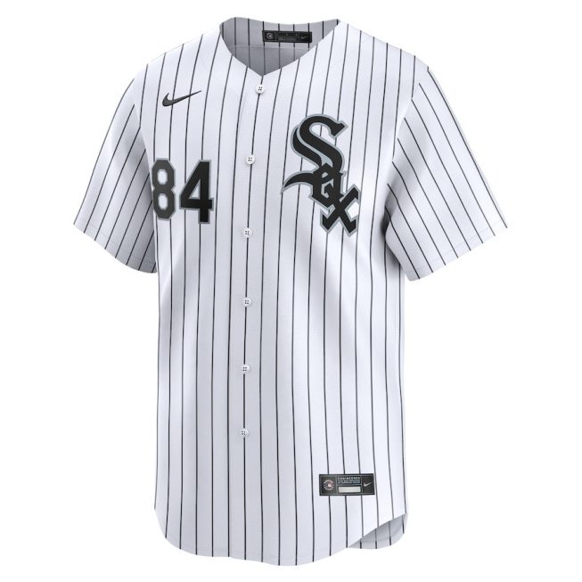 Dylan Cease 84 Chicago White Sox Home Limited Player Men Jersey - White - Image 2