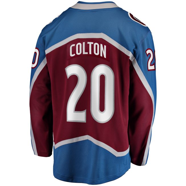 Ross Colton Colorado Avalanche Fanatics Home Breakaway Jersey - Maroon - Image 3