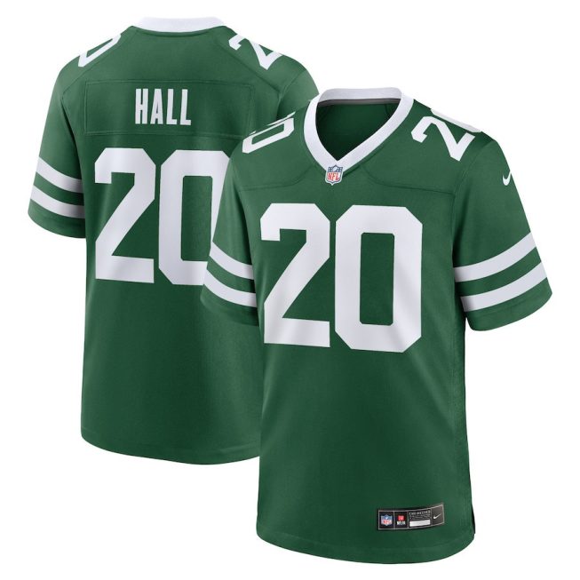 Breece Hall 20 New York Jets Game Men Jersey - Legacy Green