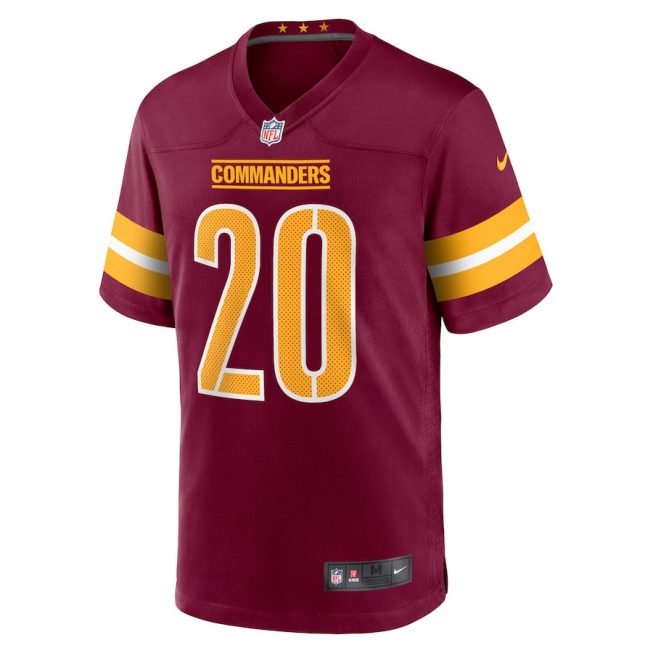 Jartavius Martin 20 Washington Commanders Men Game Jersey - Burgundy - Image 2