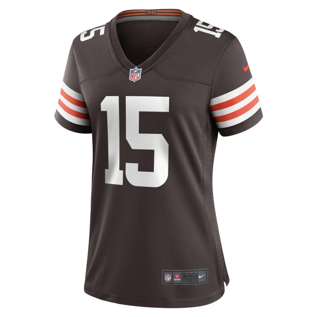Joe Flacco Cleveland Browns Women's Game Player Jersey - Brown - Image 2