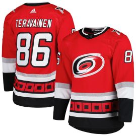 Teuvo Teravainen Carolina Hurricanes Primegreen Authentic Player Jersey - Red