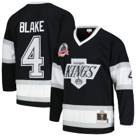 Rob Blake Los Angeles Kings Mitchell & Ness 1992/93 Blue Line Player Jersey - Black