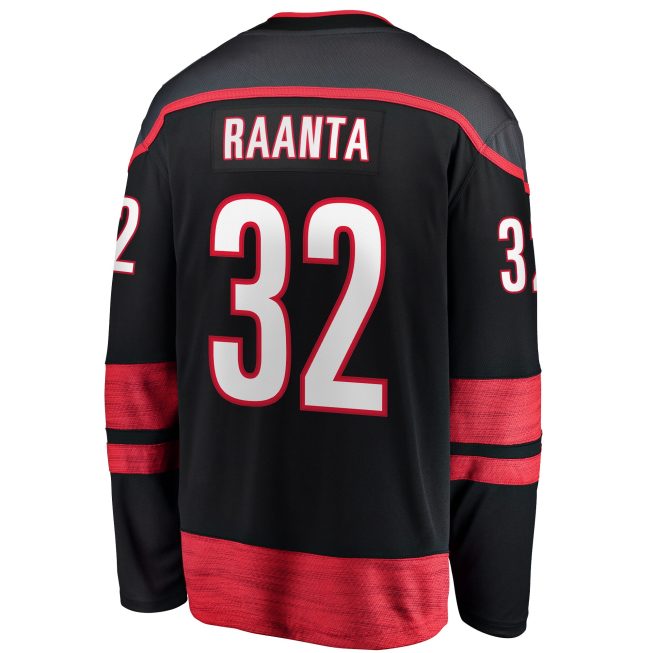 Antti Raanta Carolina Hurricanes Fanatics Home Breakaway Player Jersey - Black - Image 3