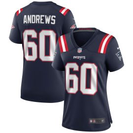 David Andrews New England Patriots Women's Game Jersey - Navy